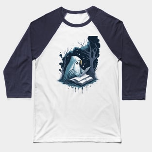 Ghost reading letters Baseball T-Shirt